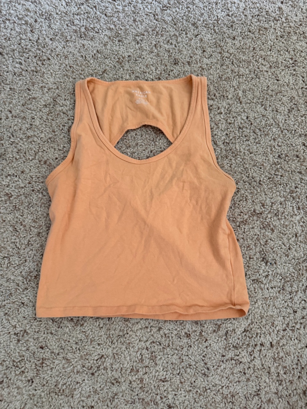 American Eagle Outfitters Peach Tank Top